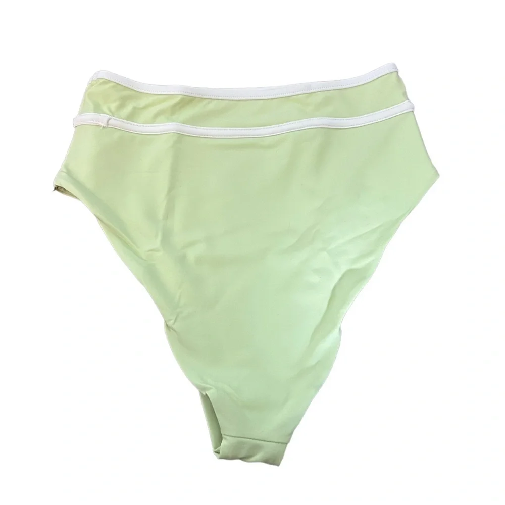 Revolve Stone Fox Swim Juniper High Waist Cheeky Bottom Butterfly Sz XS NWT